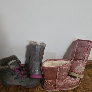 Ugg And SOREL  Kids WINTER BOOTS SZ12